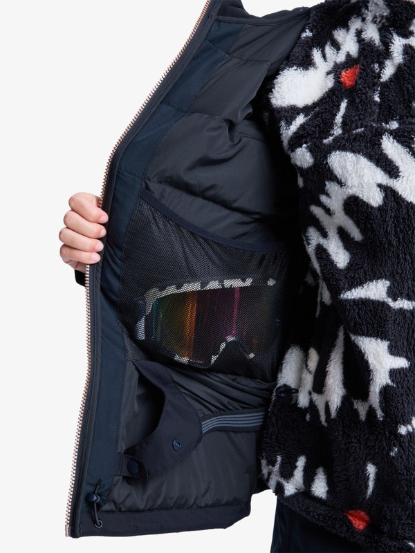11 Snowyhill Puffy 10K Schwarz ERJTJ03585 Roxy