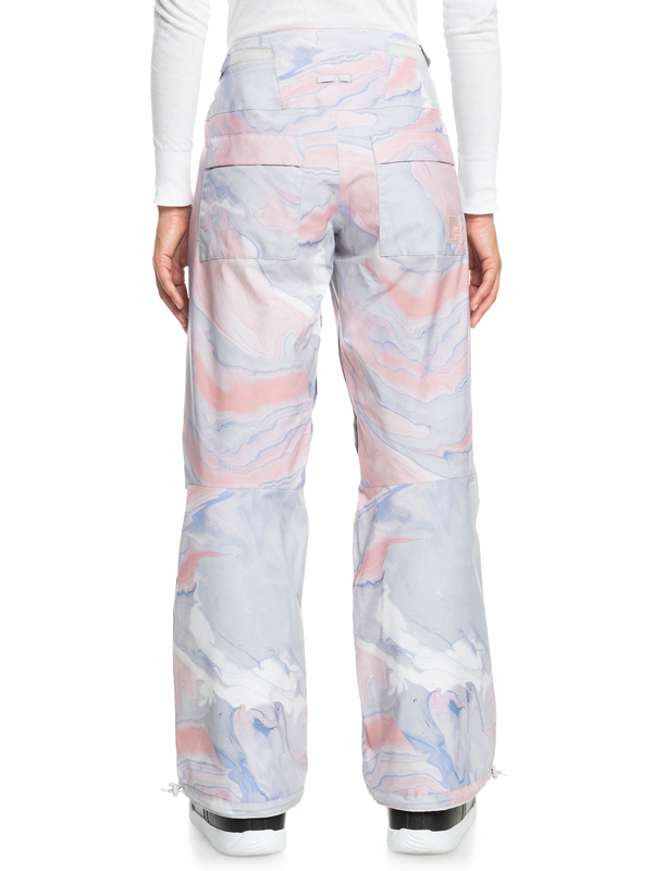 10 Chloe Kim - Insulated Snow Pants for Women Grey ERJTP03201 Roxy