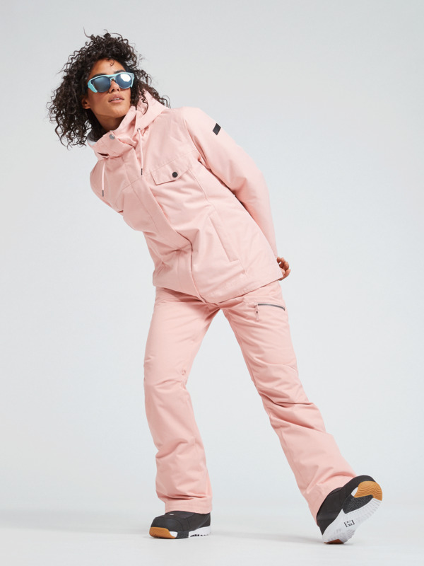 9 Nadia - Insulated Snow Pants for Women Pink ERJTP03212 Roxy