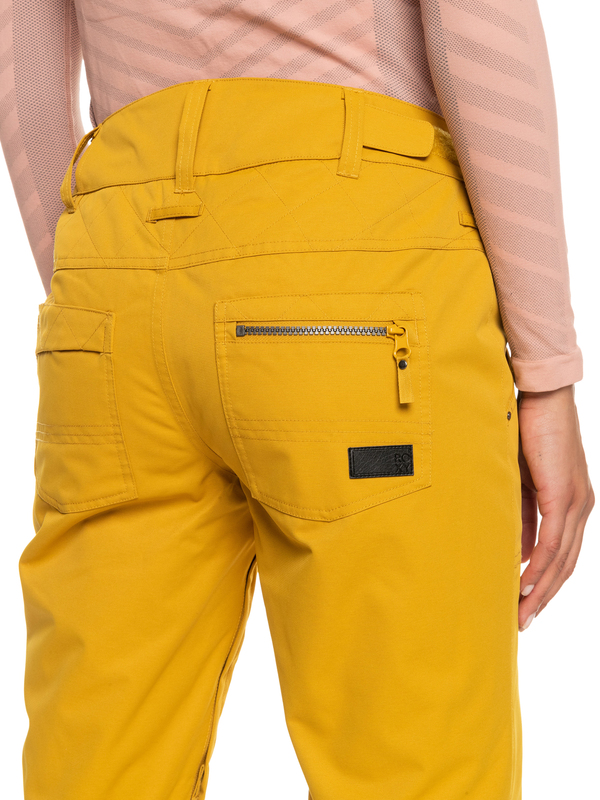 7 Nadia - Pantalon de snow isolant pour Femme Jaune ERJTP03212 Roxy