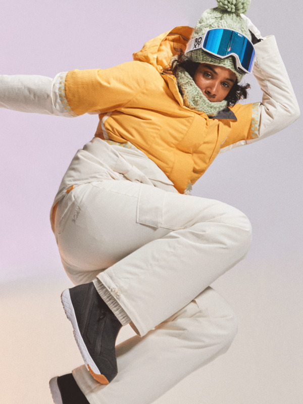 12 Passive Lines - Technical Snow Pants for Women White ERJTP03228 Roxy