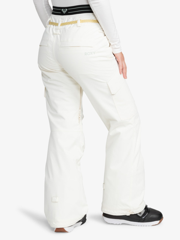 7 Passive Lines - Pantaloni tecnici da snowboard da Donna White ERJTP03228 Roxy