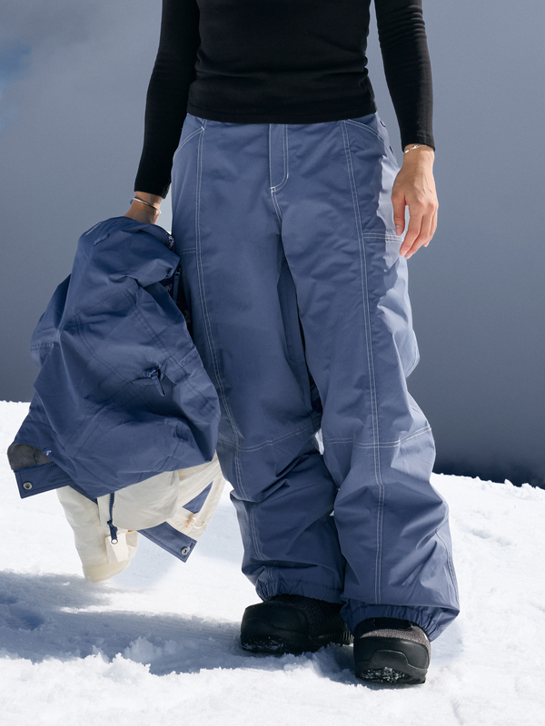 0 Chloe Kim  - Pantaloni da snowboard da Donna Blue ERJTP03262 Roxy