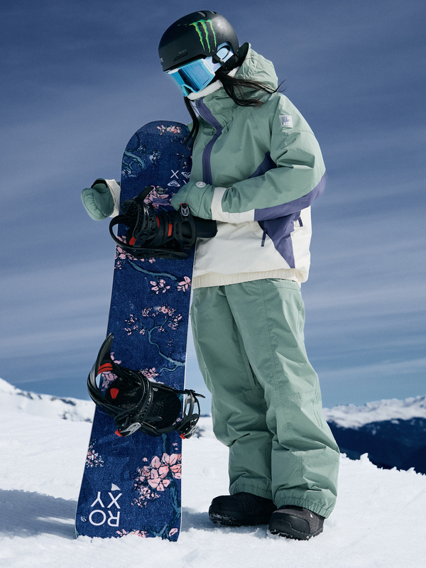 1 Chloe Kim  - Schneehose für Frauen Grün ERJTP03262 Roxy