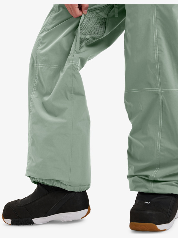 9 Chloe Kim  - Pantalón de snow para Mujer Verde ERJTP03262 Roxy