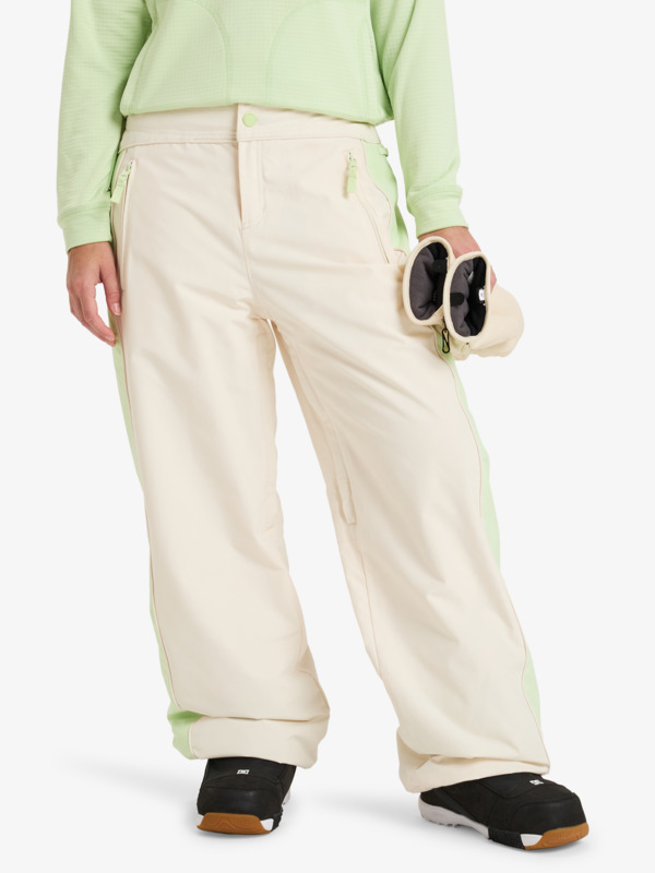 5 Steeply  - Pantaloni da snowboard da Donna Beige ERJTP03263 Roxy