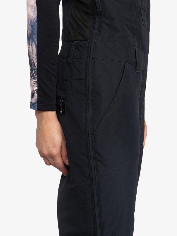 5 Rideout - Bib Snow Pant for Women Black ERJTP03267 Roxy