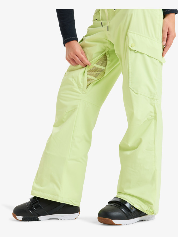 6 Passive Lines  - Pantaloni da snowboard da Donna Green ERJTP03269 Roxy