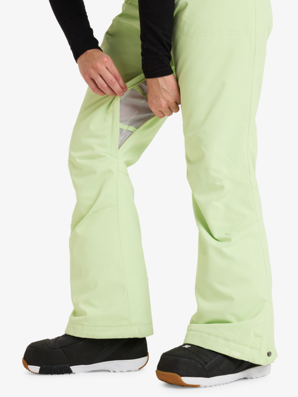 9 Diversion  - Pantaloni da snowboard da Donna Green ERJTP03276 Roxy