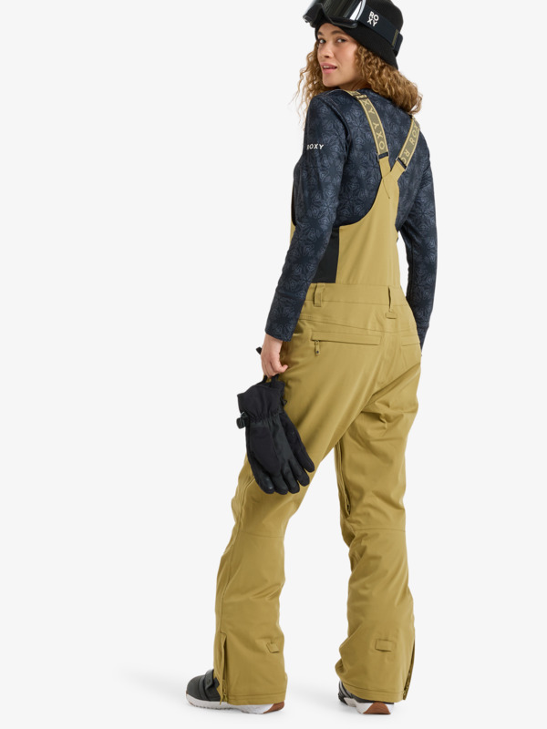 3 Rideout - Technical Snow Bib for Women Beige ERJTP03290 Roxy