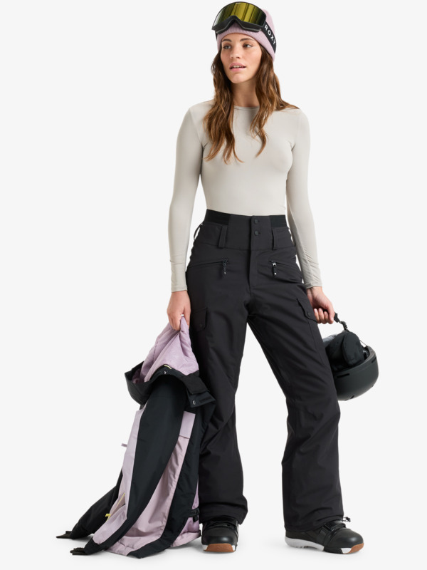 2 Passive Lines 20K - Technische Snowbroek voor Dames Black ERJTP03293 Roxy