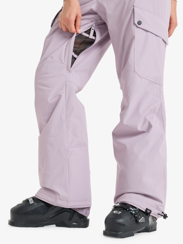 6 Passive Lines - Pantaloni tecnici da snowboard da Donna Purple ERJTP03293 Roxy