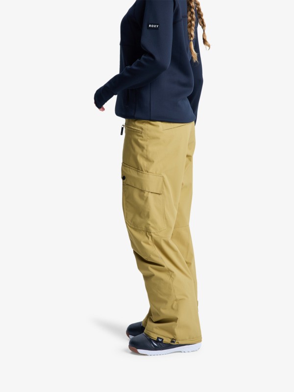 1 Passive Lines - Technical Snow Pants for Women Beige ERJTP03293 Roxy