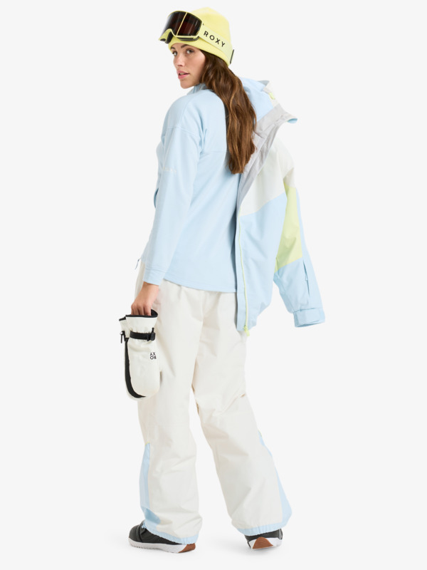 4 Steeply - Pantalón técnico de snow para mujer Blanco ERJTP03294 Roxy