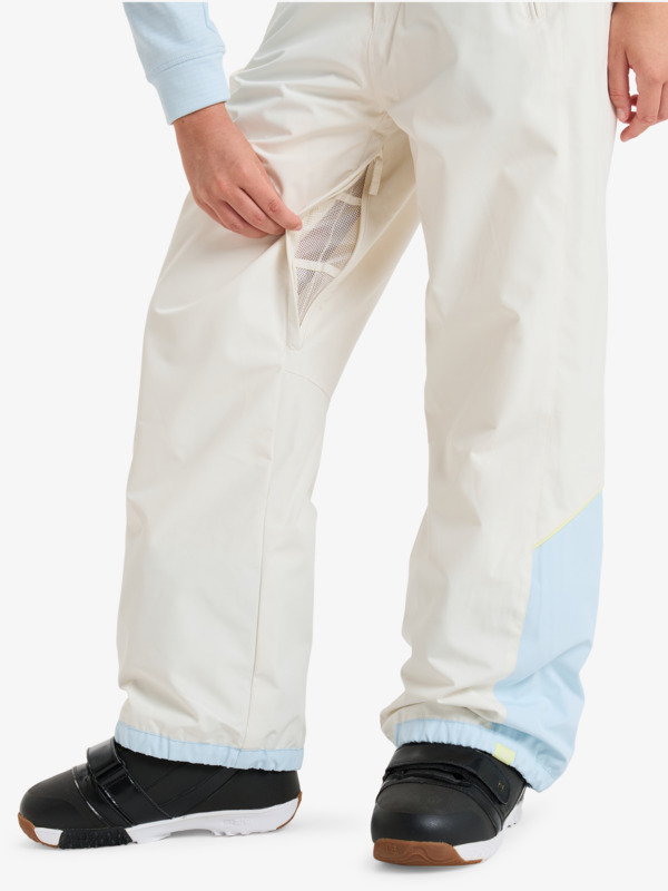 7 Steeply - Pantalón técnico de snow para mujer Blanco ERJTP03294 Roxy