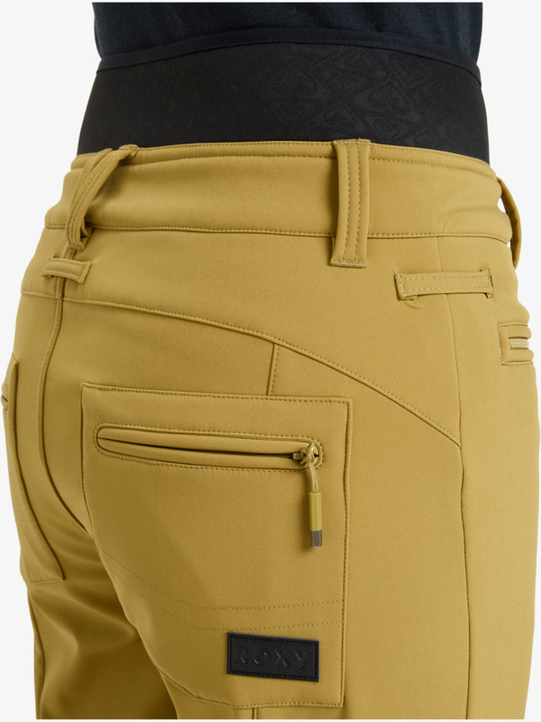 5 Rising High - Pantalon de snow technique pour Femme Beige ERJTP03295 Roxy