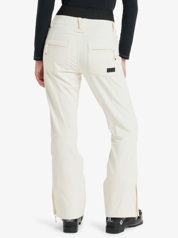 3 Rising High - Technical Snow Pants for Women White ERJTP03295 Roxy