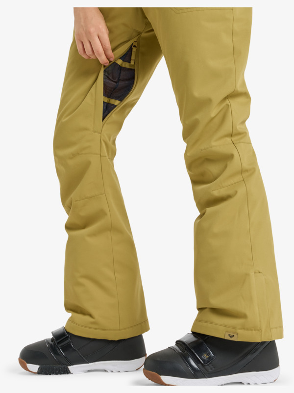 5 Diversion - Technical Snow Pants for Women Beige ERJTP03298 Roxy