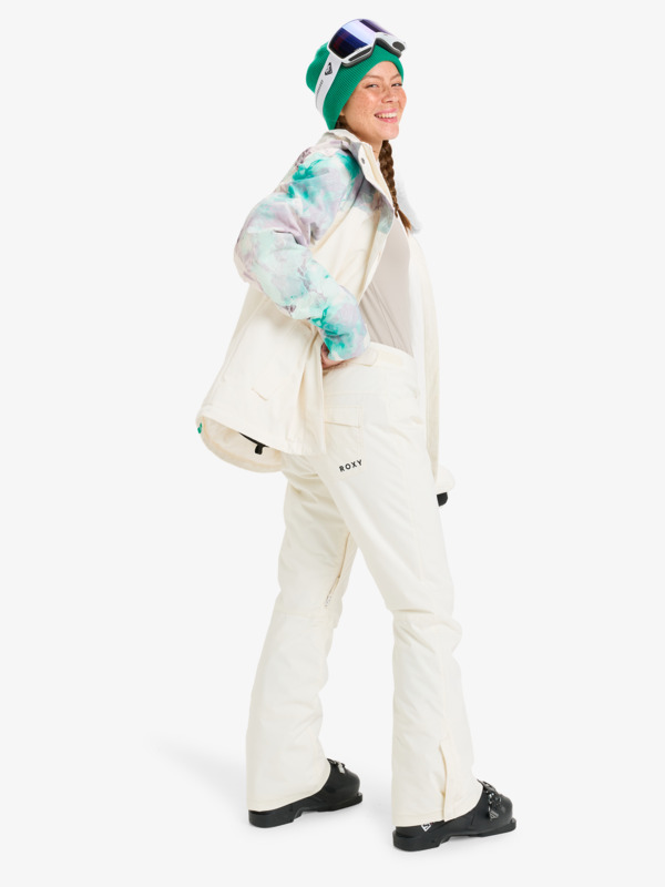 4 Backyard - Technical Snow Pants for Women White ERJTP03299 Roxy