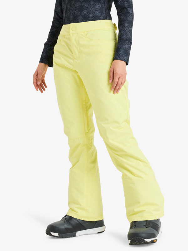 1 Backyard - Technical Snow Pants for Women Yellow ERJTP03299 Roxy