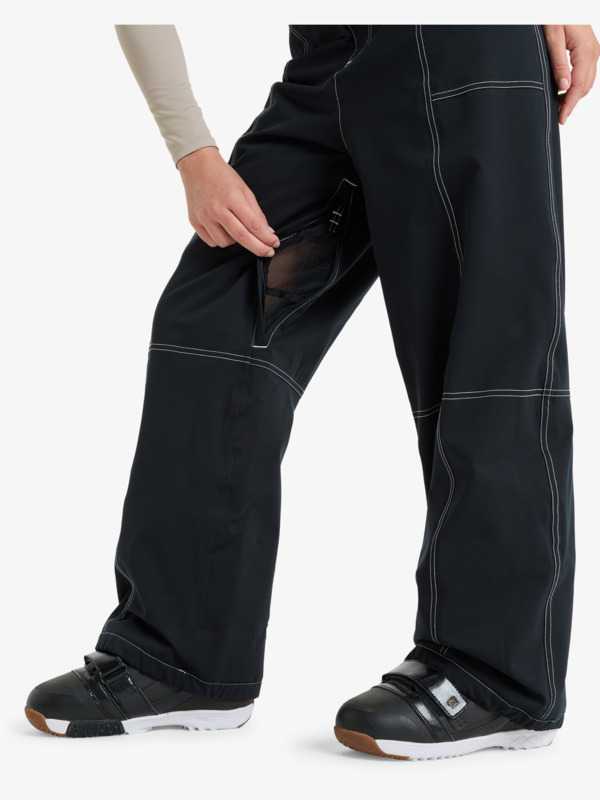 7 Chloe Kim - Technical Snow Pants for Women Black ERJTP03300 Roxy