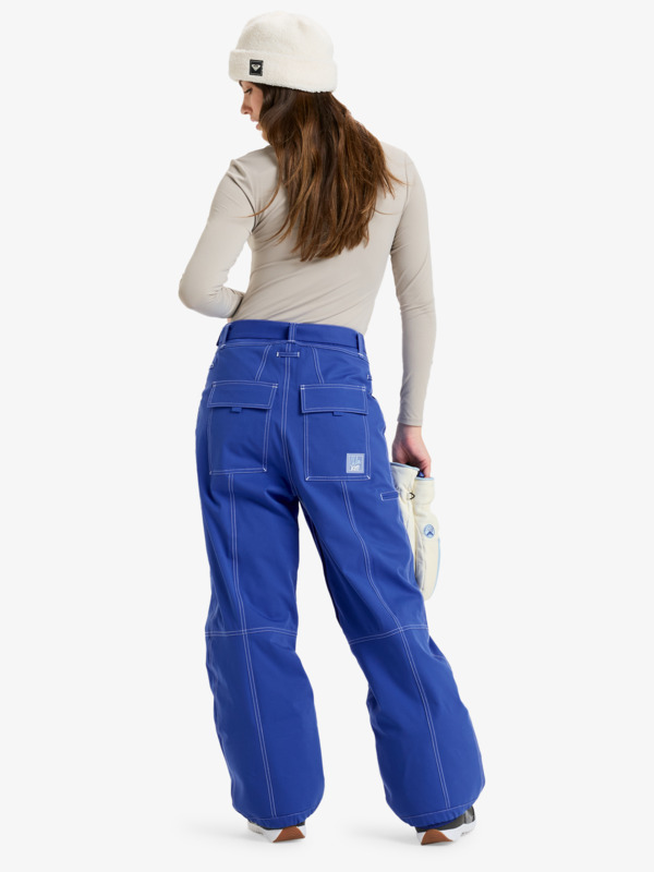 4 Chloe Kim - Pantalón técnico de snow para mujer Violeta ERJTP03300 Roxy