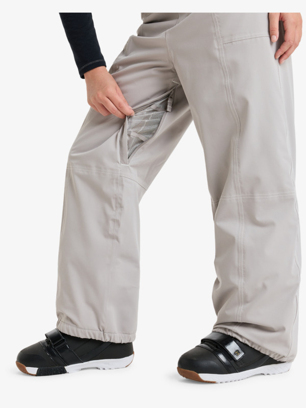 7 Chloe Kim - Pantalón técnico de snow para mujer Gris ERJTP03300 Roxy