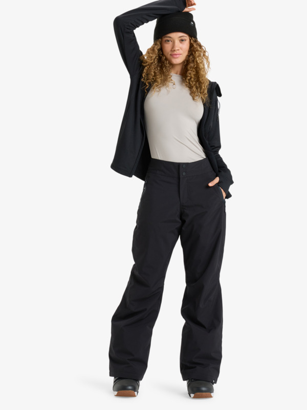 2 Snowy Crest - Pantalon de snow technique pour Femme Noir ERJTP03301 Roxy
