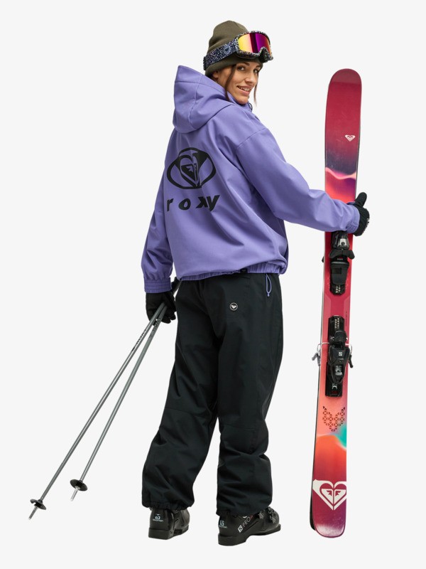 4 Steepland - Techincal Snow Pants for Women Black ERJTP03319 Roxy