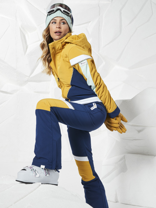 6 Peak Chic Suit - Snow Suit for Women Yellow ERJTS03013 Roxy