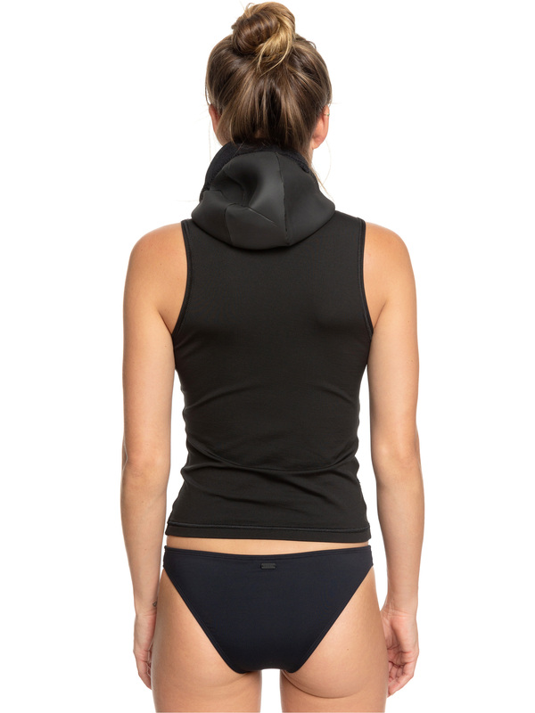 6 2mm Syncro Plus - Top sans manches de surf à capuche pour Femme Noir ERJW003001 Roxy