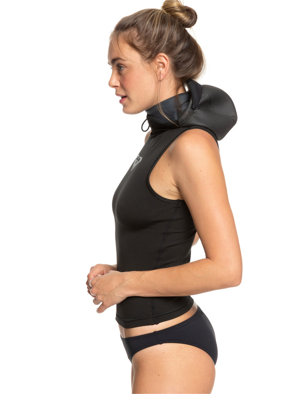 1 2mm Syncro Plus - Top sans manches de surf à capuche pour Femme Noir ERJW003001 Roxy