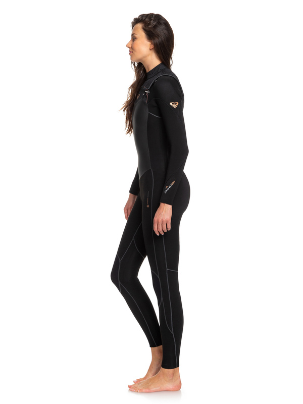 1 3/2mm Performance - Combinaison zip poitrine pour Femme Noir ERJW103031 Roxy