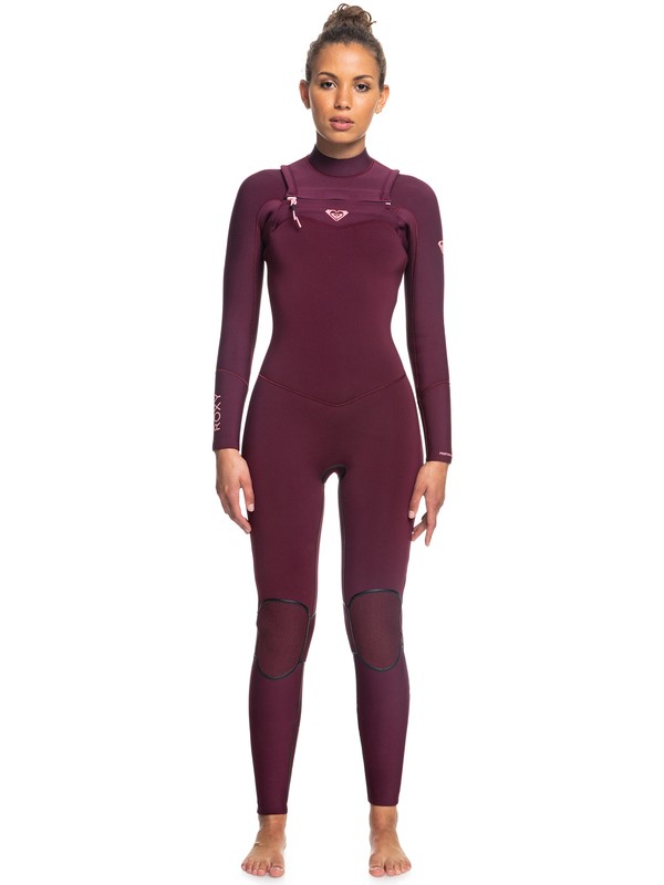 3 4/3mm Performance - Chest Zip Wetsuit for Women Pink ERJW103081 Roxy