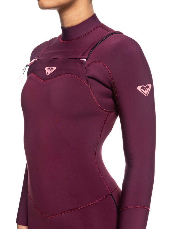 5 4/3mm Performance - Chest Zip Wetsuit for Women Pink ERJW103081 Roxy