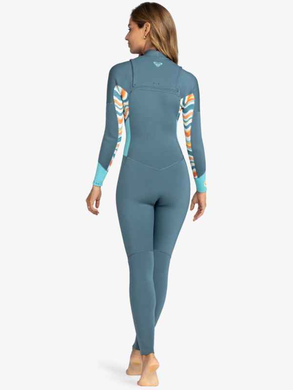 5 3/2mm Swell Series - Wetsuit met een Borstrits voor Dames Blue ERJW103122 Roxy