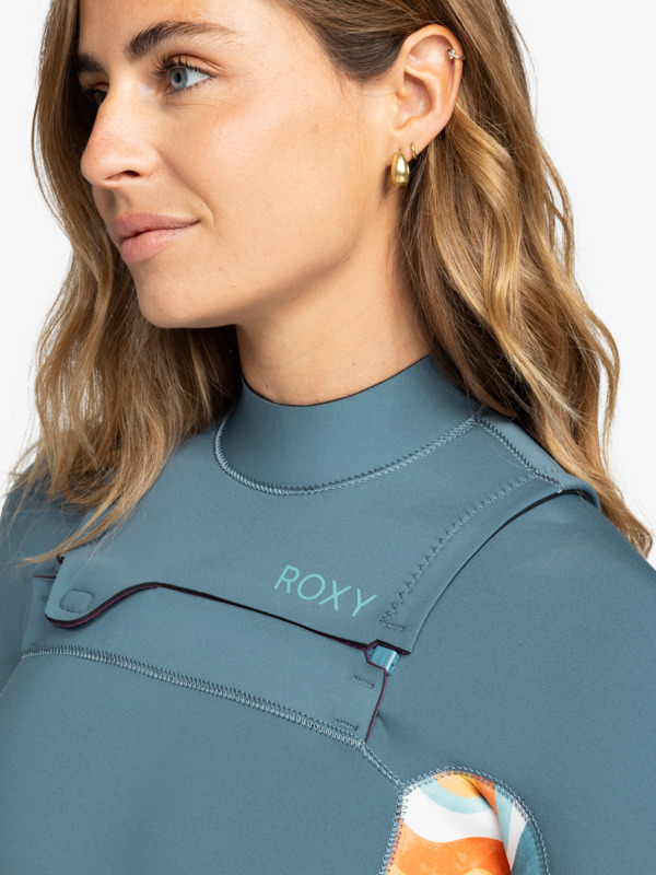 2 3/2mm Swell Series - Chest-Zip-Neoprenanzug für Frauen Blau ERJW103122 Roxy