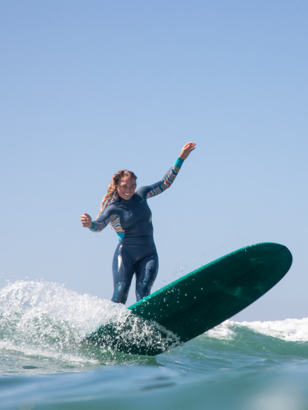 5 4/3mm Swell Series - Wetsuit met een Achterrits voor Dames Blue ERJW103124 Roxy