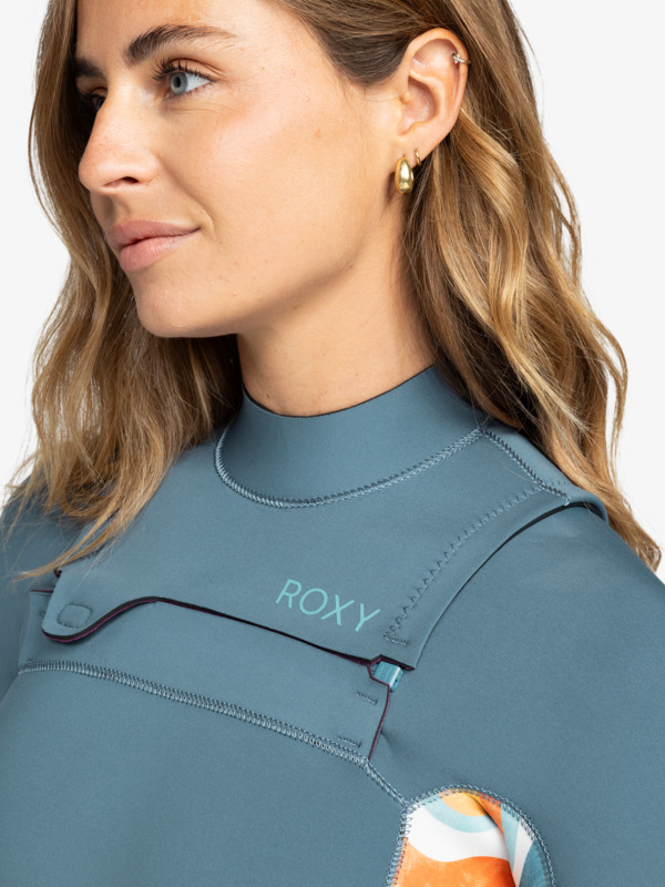 2 5/4/3mm Swell Series - Chest-Zip-Neoprenanzug für Frauen Blau ERJW103128 Roxy