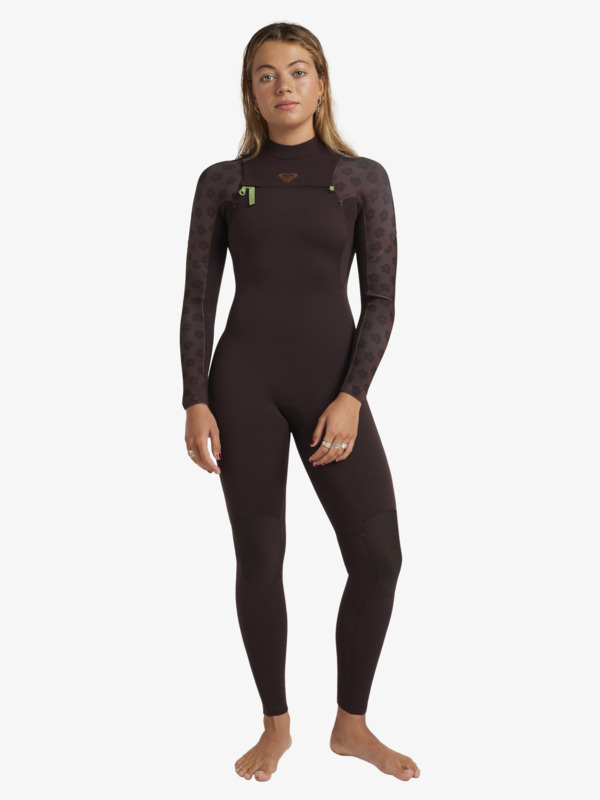 1 3/2mm Elite - Chest Zip Wetsuit for Women Red ERJW103135 Roxy