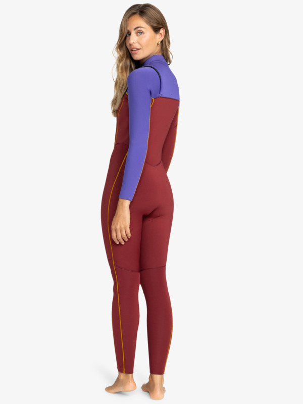 11 4/3mm Rise - Chest Zip GBS Wetsuit para Mulher Vermelho ERJW103164 Roxy