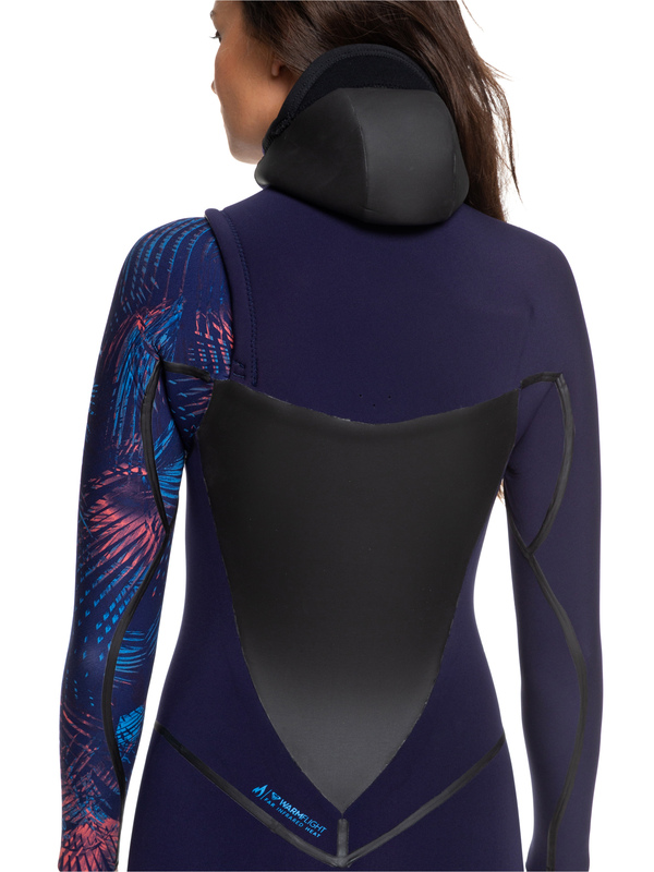 2 5/4/3mm Syncro Plus - Hooded Chest Zip Wetsuit Blue ERJW203002 Roxy