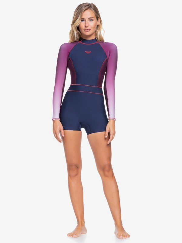 3 1.5mm Rise Collection - Springsuit mit Reißverschluss am Rücken für Frauen Blau ERJW403036 Roxy