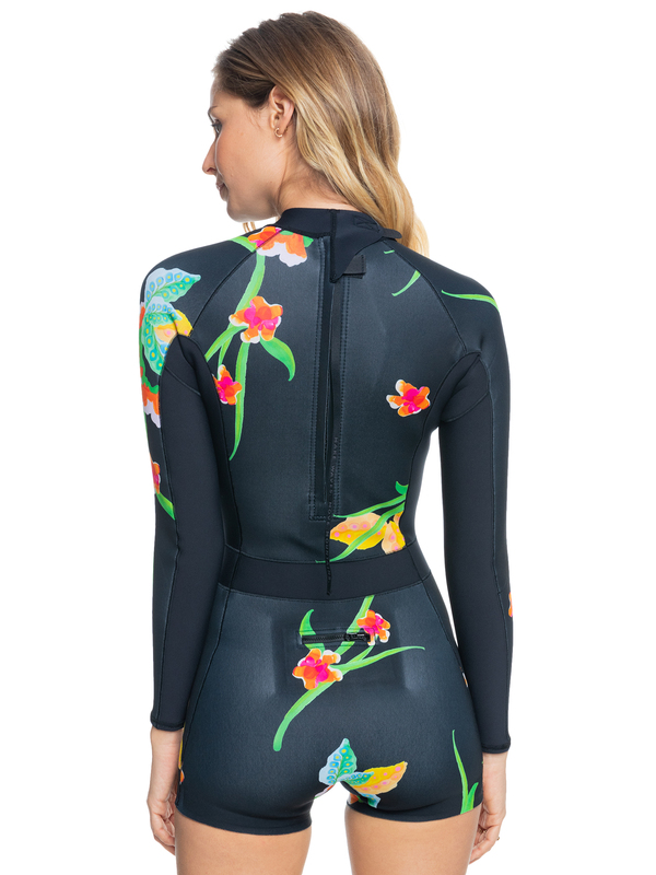12 1.5mm ROWLEY X ROXY - Springsuit Back Zip pour Femme Noir ERJW403037 Roxy