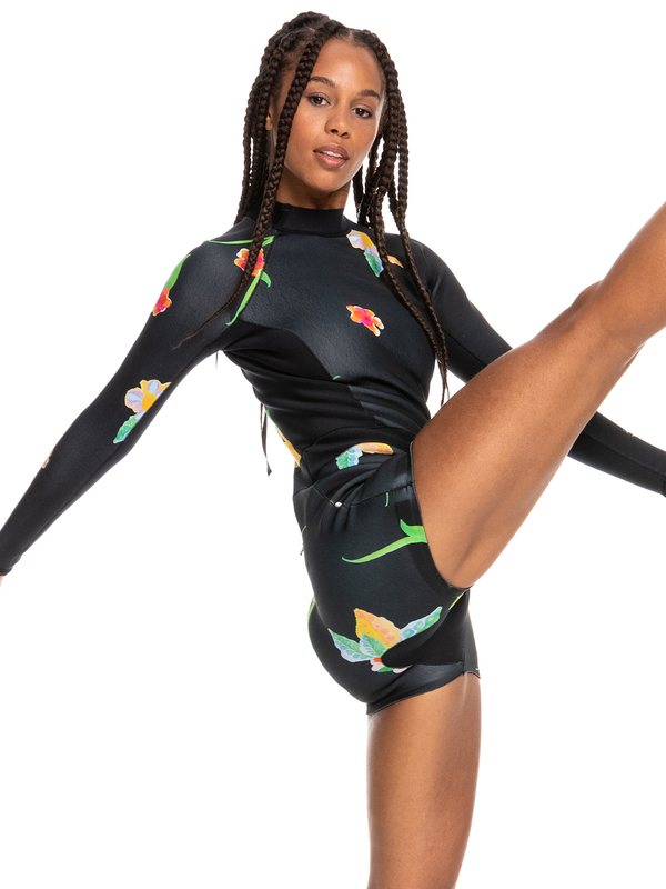 5 1.5mm ROWLEY X ROXY - Springsuit Back Zip pour Femme Noir ERJW403037 Roxy