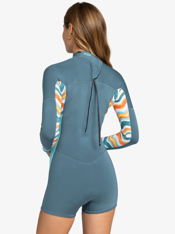 12 2mm Swell Series - Langärmeliger Springsuit für Frauen Blau ERJW403054 Roxy