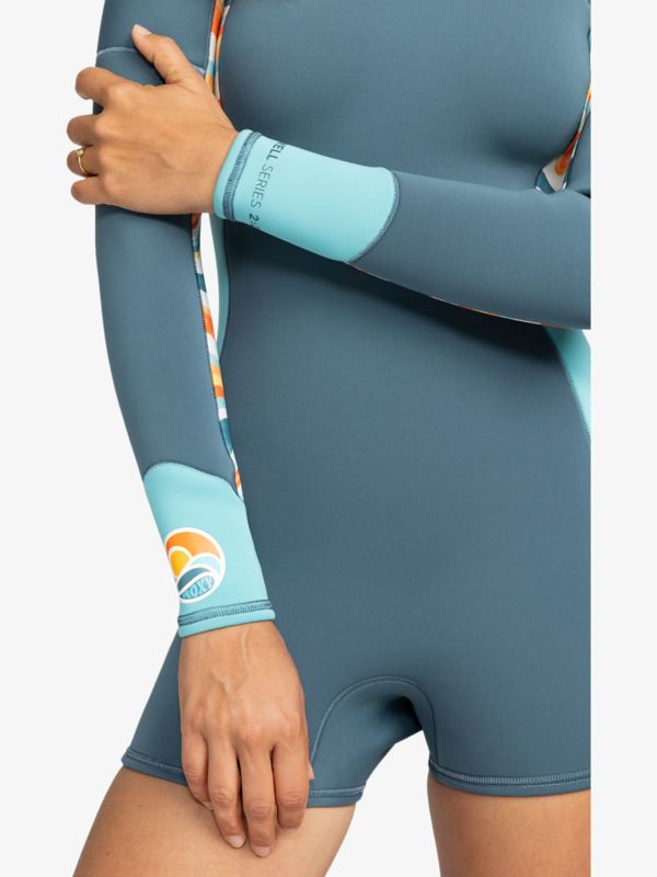 9 2mm Swell Series - Langärmeliger Springsuit für Frauen Blau ERJW403054 Roxy