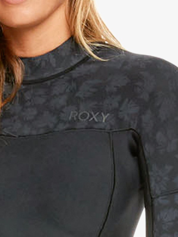 13 2mm Swell Series - Long Sleeve Back Zip Springsuit for Women Black ERJW403054 Roxy