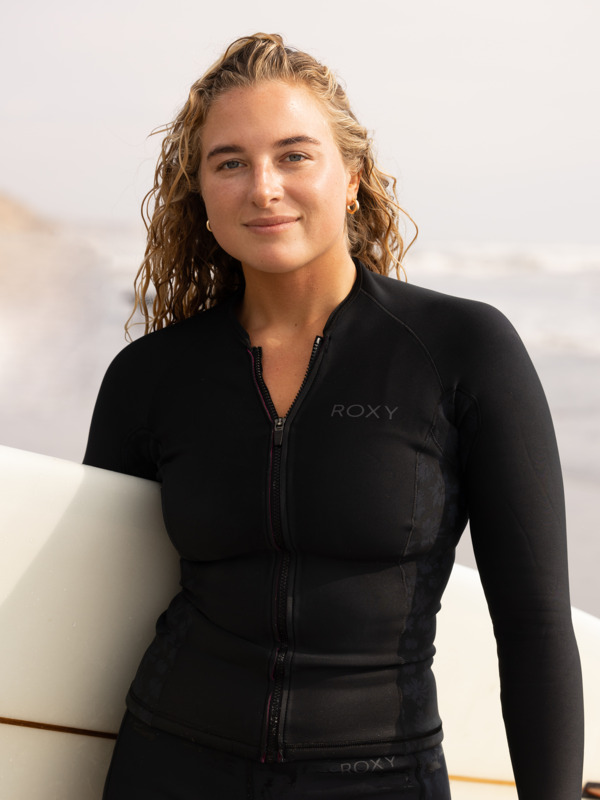 0 1.0 SWELL SERIES JKT ZIP QLOCK Negro ERJW803030 Roxy