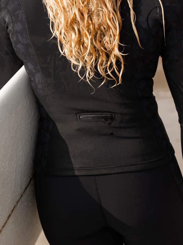 2 1.0 SWELL SERIES JKT ZIP QLOCK Negro ERJW803030 Roxy